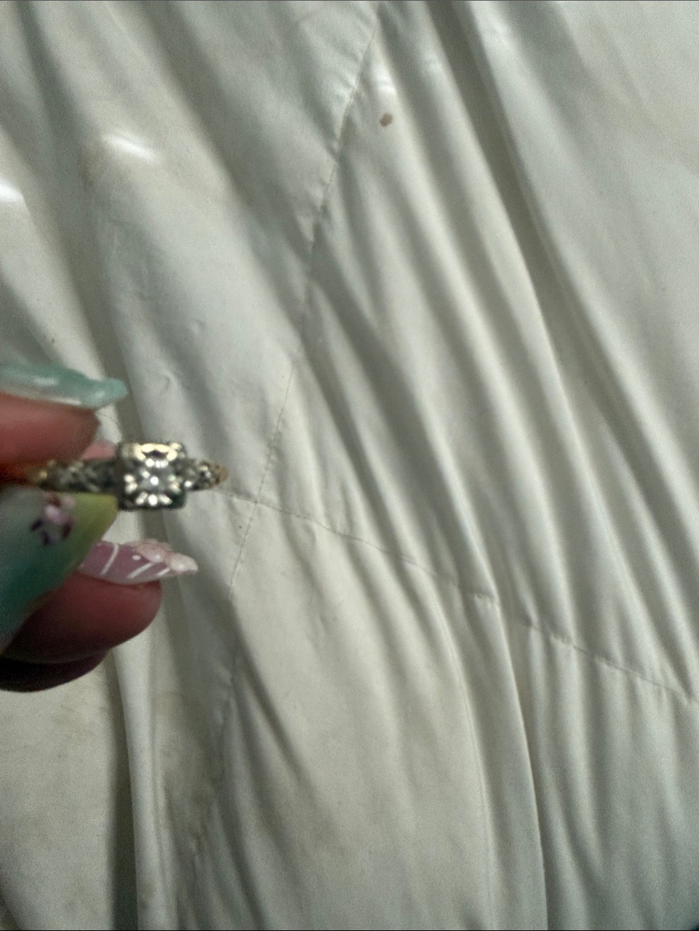 Another beautiful 14 k gold diamond ring of my grandmas